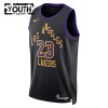 Dres Los Angeles Lakers Lebron James Nike 2025-26 City Edition Crno Swingman - Dječji